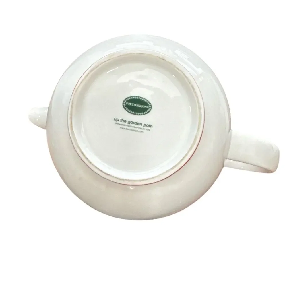 Portmeirion Up the Garden Path Ceramic Teapot and Lid